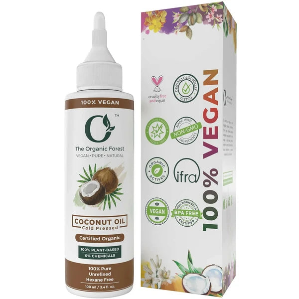 The Organic Forest Cold Pressed Coconut Oil - 100 ml