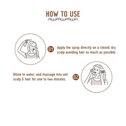 Avimee Herbal Anti Dandruff Kit - Oil, Scalp Spray, and Cleanser, Fights Dandruff & Moisturises Scalp Naturally - kit
