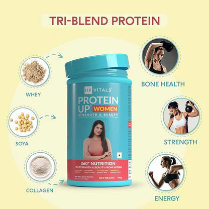 HK Vitals ProteinUp Women-Chocolate Flavor - 400 gm