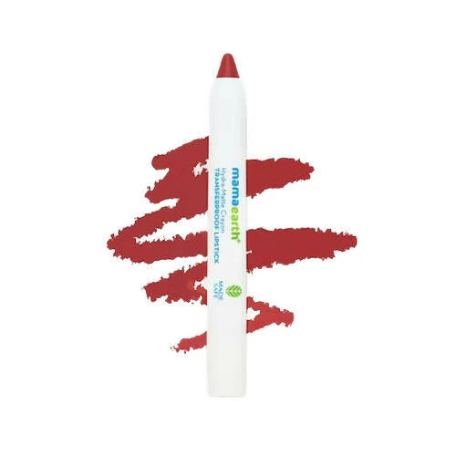 Mamaearth Hydra-Matte Crayon Transferproof Lipstick Berry Red