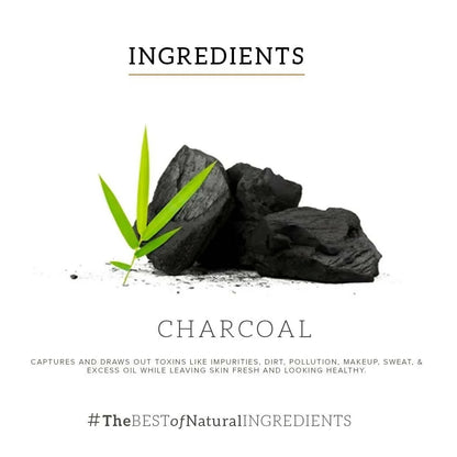 Khadi Natural Activated Bamboo Charcoal Foaming Face Wash With In- Built Face Brush - 150 ml