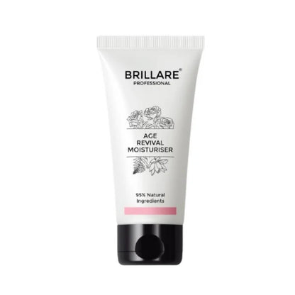 Brillare Age Revival Natural Moisturiser Cream with Indian Rose and Lotus - 50 gm