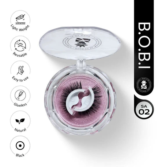 BOBI Self Adhesive Eyelashes SA47 Fox Lash Style – Outer Edge Lift - 1 pair