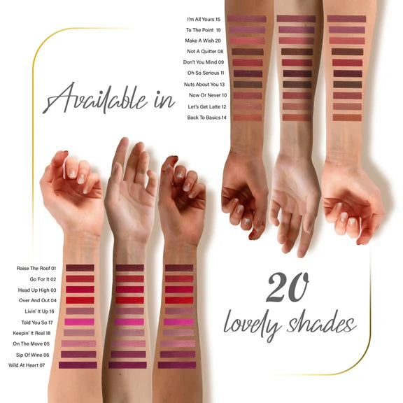 Faces Canada Comfy Matte Creme Lipstick - Wild At Heart 07 - 4.2 gm