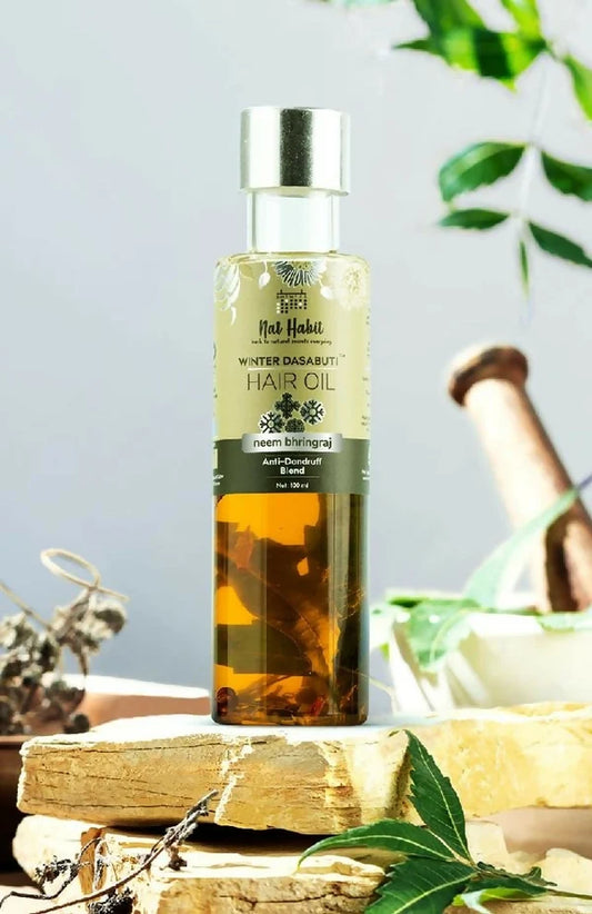 Nat Habit Neem Bhringraj Winter Hair Oil - 100 ml