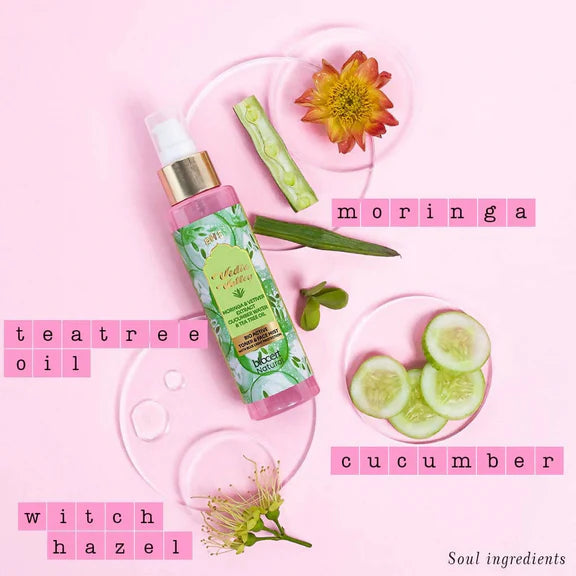 Vedic Valley Face Mist & Toner With Blue Light Filters Moringa & Vetiver - 100 ml