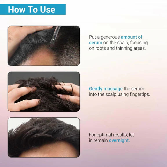 Sotrue Hair Growth Serum With Redensyl 3%, Procapil 3%, Anagain 4% and Baicapil 2% Hair Growth Actives - 30 ml