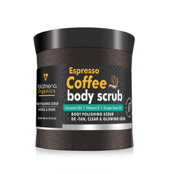 Volamena Arabica Espresso Coffee Body Polishing Scrub - 250 gm