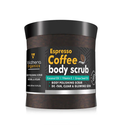 Volamena Arabica Espresso Coffee Body Polishing Scrub - 250 gm