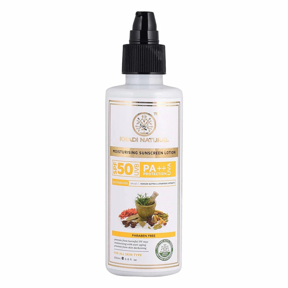 Khadi Natural Moisturising Sunscreen Lotion SPF 50 - 100 ml