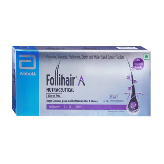 Follihair A Tablets Gluten Free - 15 tabs