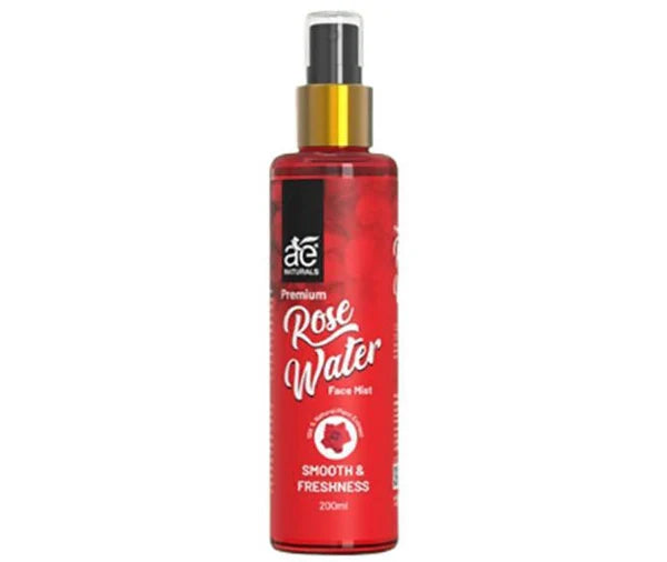Ae Naturals Premium Rose Water Face Mist Smooth and Freshness - 200 ml