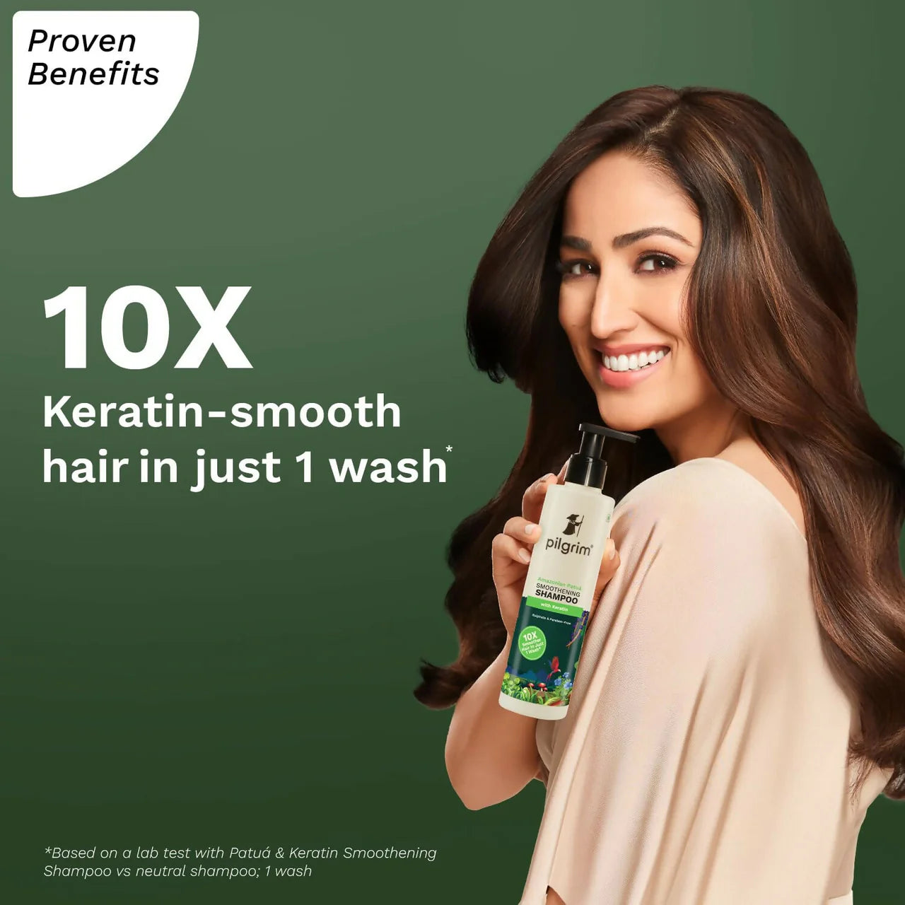 Pilgrim Patua & Keratin Hair Smoothening Shampoo For Dry & Frizzy Hair