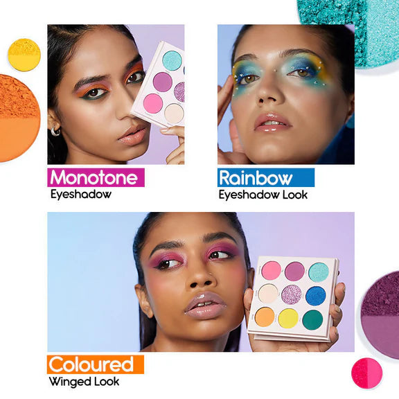 Kay Beauty By Katrina Kaif Eyeshadow Palette - Carefree - 10 gm