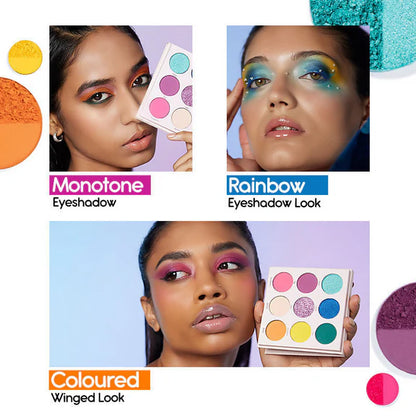 Kay Beauty By Katrina Kaif Eyeshadow Palette - Carefree - 10 gm