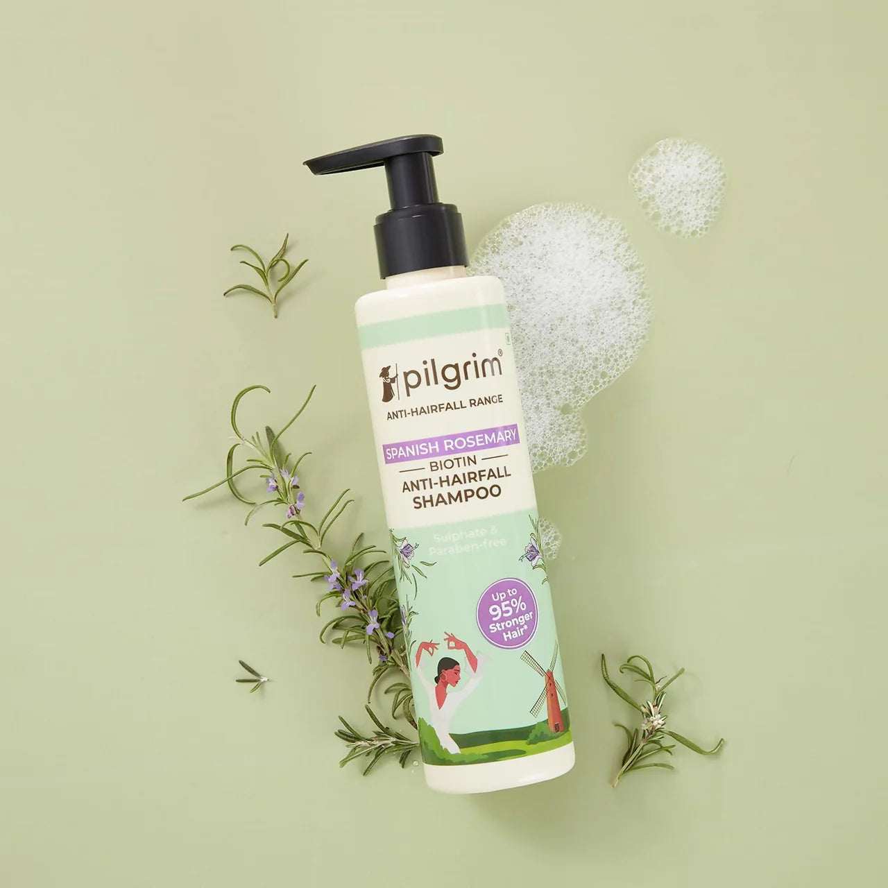 Pilgrim Spanish Rosemary Anti-Hairfall Shampoo (