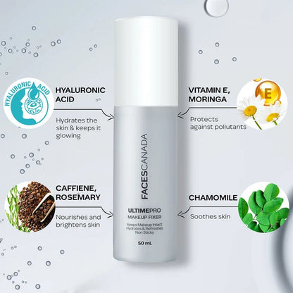 Faces Canada Ultime Pro Makeup Fixer For Long Lasting Makeup Setting Spray - 50 ml