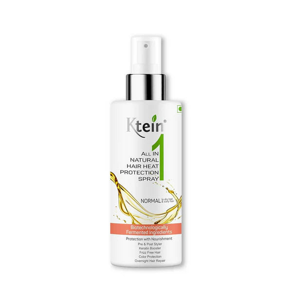Ktein All in 1 Natural Hair Heat Protection Spray with Fermented Argan Oil - 100 ml