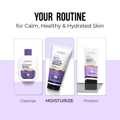 Dr. Sheth's Oats & Ceramide Sensitive Skin Moisturizer - 100 gm