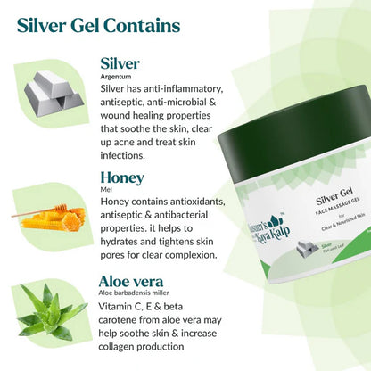 Kulsum's Kaya Kalp Silver Gel For Clear & Nourished Skin - 40 gm