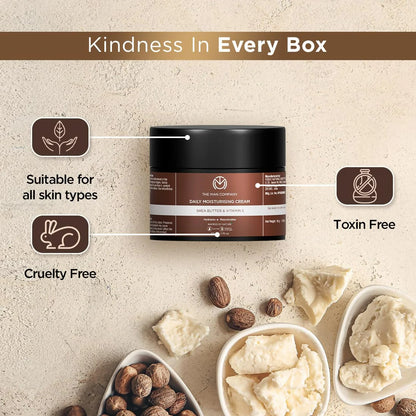 The Man Company Non-Sticky Daily Moisturizing Cream For Dry Skin - 50 gm