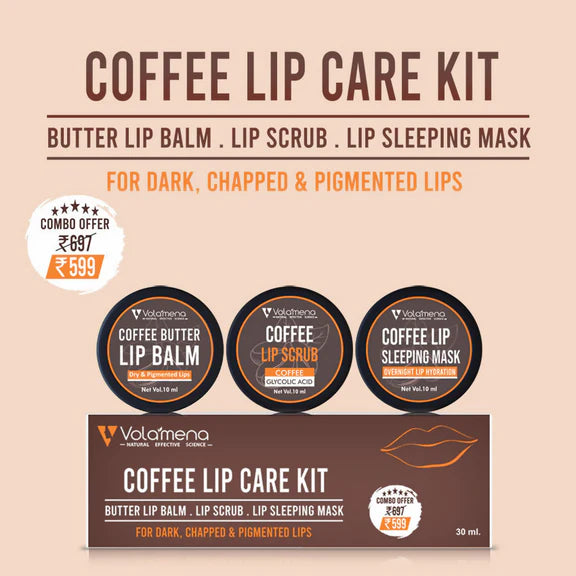 Volamena Coffee Lip Care Kit - kit