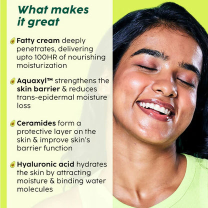 PLIX The Plant Fix Avocado 1% Ceramide Moisture Rush Barrier Repair Cream With SPF 20 - 50 gm