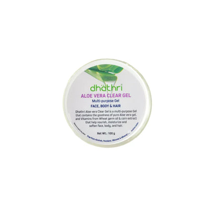 Dhathri Aloe Vera Clear Gel For Face & Hair - 100 ml