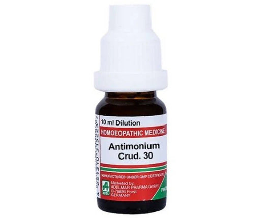 Adel Homeopathy Antimonium Crud Dilution -6 CH