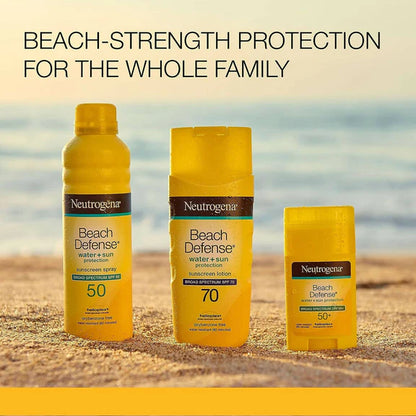 Neutrogena Beach Defense Sunscreen Stick Broad Spectrum SPF 50+ - 42 gm