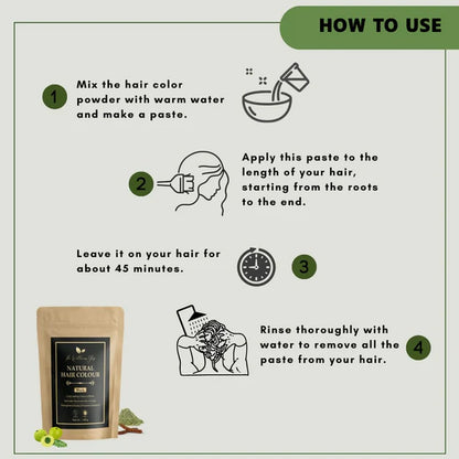 The Wellness Shop Natural Black Hair Colour - 100 gm