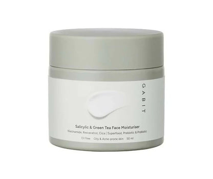 Gabit Salicylic Acid & Green Tea Face Moisturiser For Acne, Blackheads & Open Pores - 50 ml