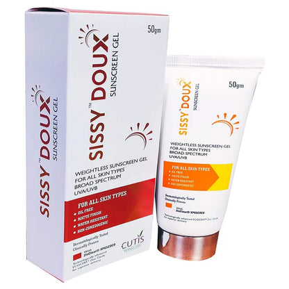Rotex Cutis Sissy Doux Sunscreen Gel SPF 50 PA++++ - 50 gm