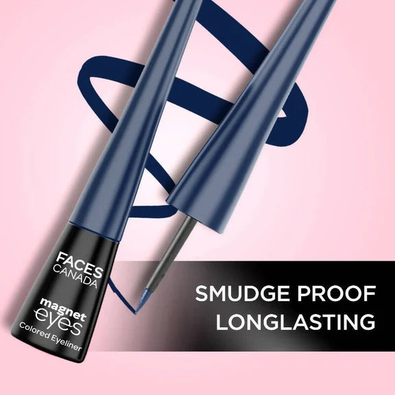 Faces Canada Magneteyes Color Eyeliner - Dazzling Blue - 4 ml