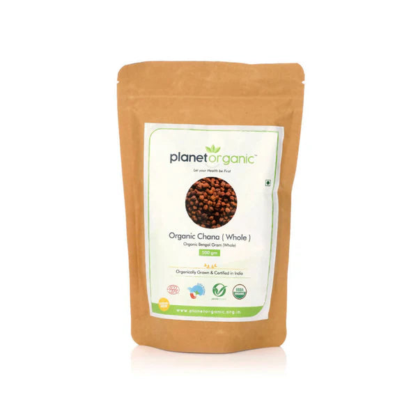 Planet Organic Chana (Whole)/Bengal Gram - 500 gm