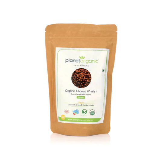 Planet Organic Chana (Whole)/Bengal Gram - 500 gm