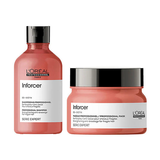 L'Oreal Professionnel Inforcer Strengthening Shampoo & Hair Mask Combo, Serie Expert