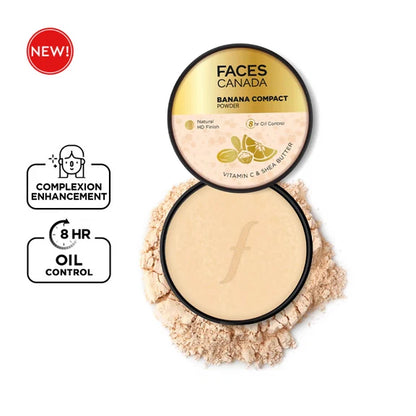 Faces Canada Banana Compact Powder - 9 gm