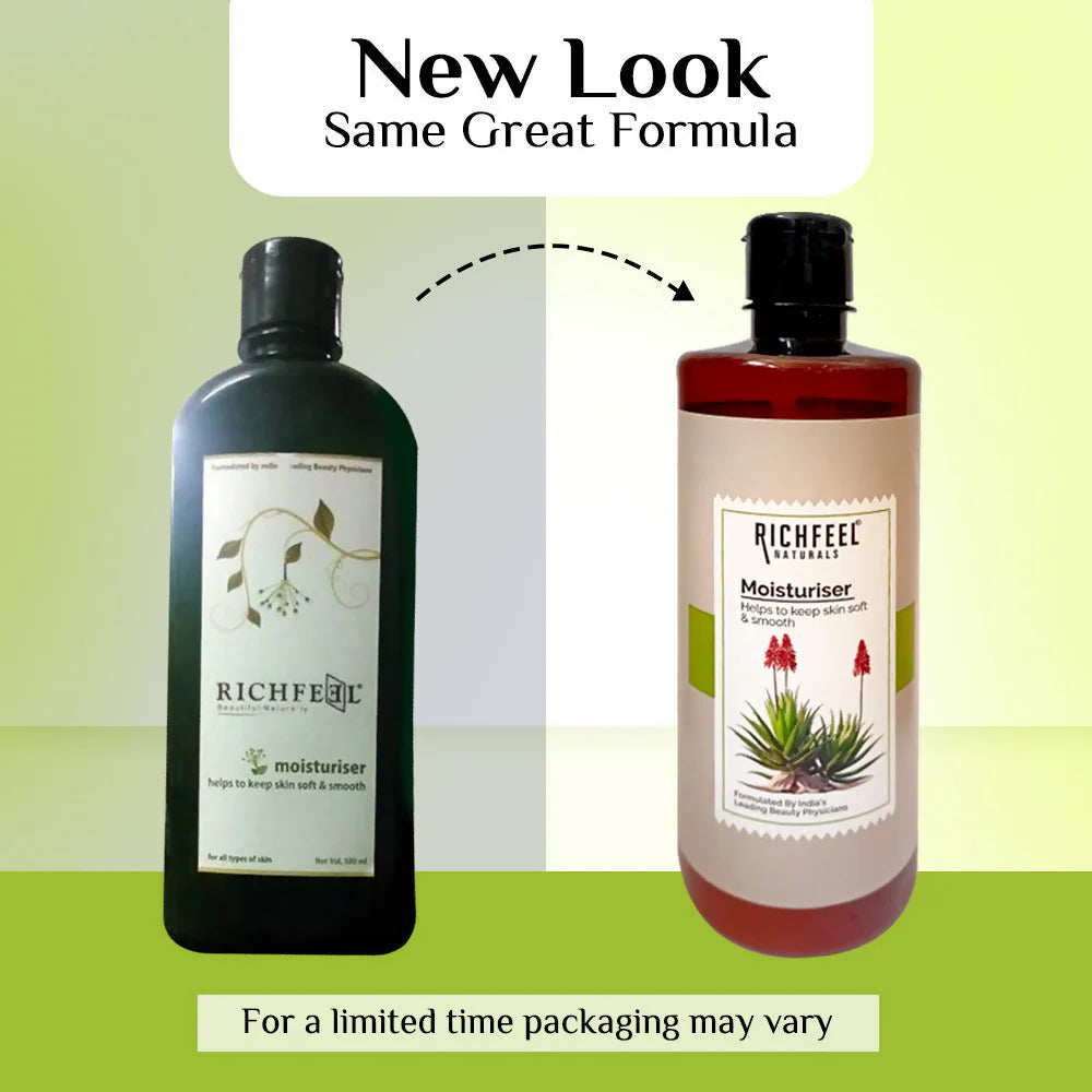 Richfeel Aloe Moisturizer-Lightweight & Hydrating - 500 ml