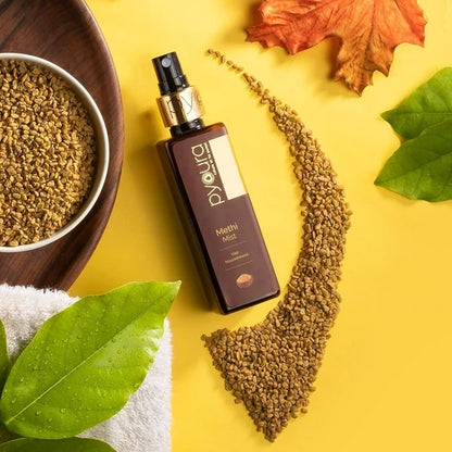 Pyoura Methi Hair Serum Mist Anti-Frizz Non-sticky & Non-greasy Hair Serum For Soft & Shiny Hair - 100 ml