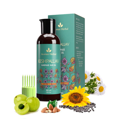 Avimee Herbal Anti-Hair Fall Kit - Oil, Scalp Spray, and Serum, Controls Hair Fall and Nourishes Hair Root - kit