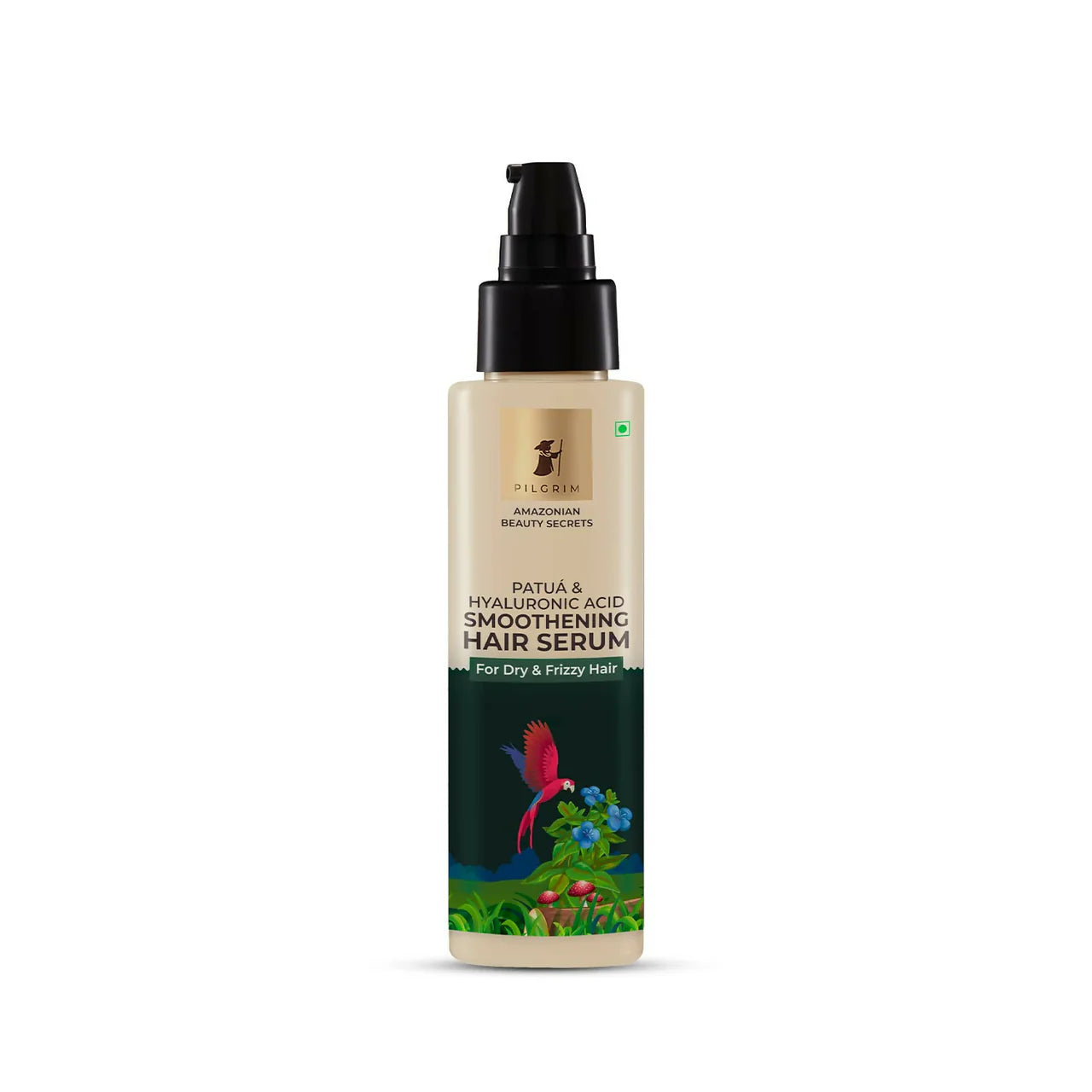 Pilgrim Amazonian Patuá & Hyaluronic Acid Smoothening Hair Serum For Dry & Frizzy Hair, For Hair Smoothening