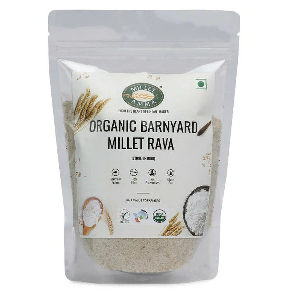 Millet Amma Barnyard Millet Rava (Suji) - 500 gm