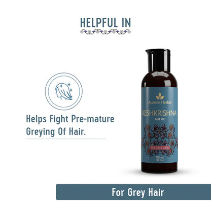 Avimee Herbal Anti Grey Kit - Hair Oil And Scalp Spray - Fights Grey Hair - kit