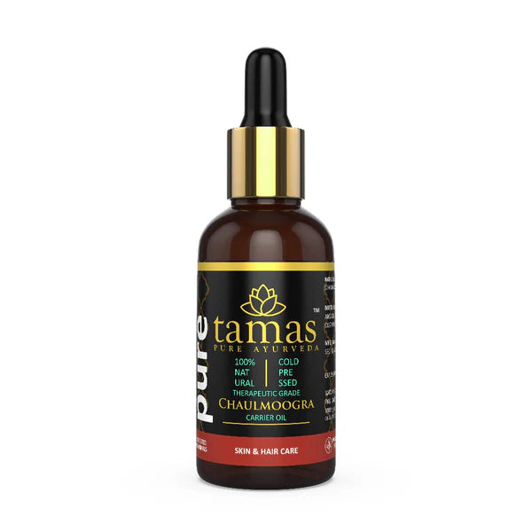 Tamas Pure Ayurveda Chaulmoogra Cold-Pressed Carrier Oil - 30 ml