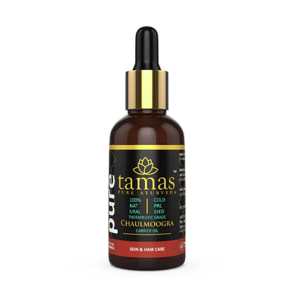 Tamas Pure Ayurveda Chaulmoogra Cold-Pressed Carrier Oil - 30 ml