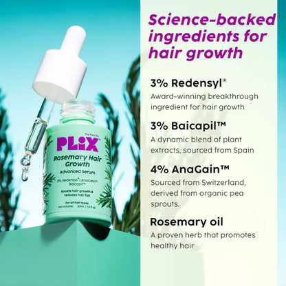 PLIX The Plant Fix Rosemary Anti Hairfall Kit (Serum, Shampoo, Conditioner & Hair Mask) - kit