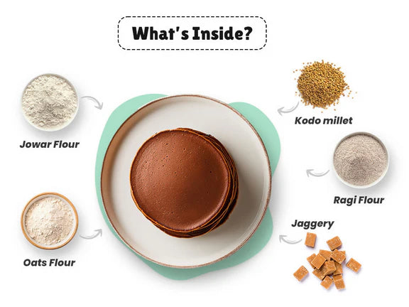 Little Joys Millet Choco Crunch+ Millet Pancake Mix - combo