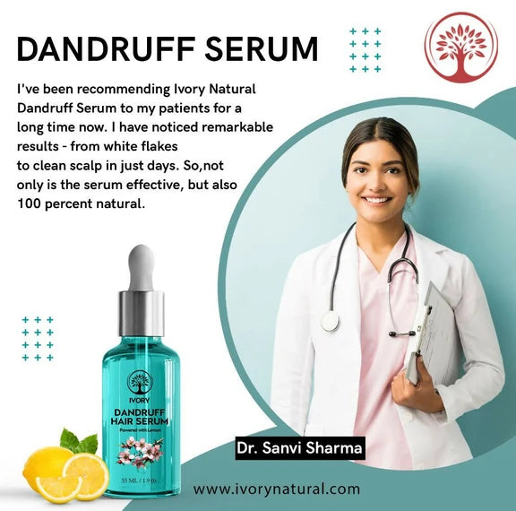 Ivory Natural Dandruff Hair Serum For Nourishing Dry Scalp - 55 ml