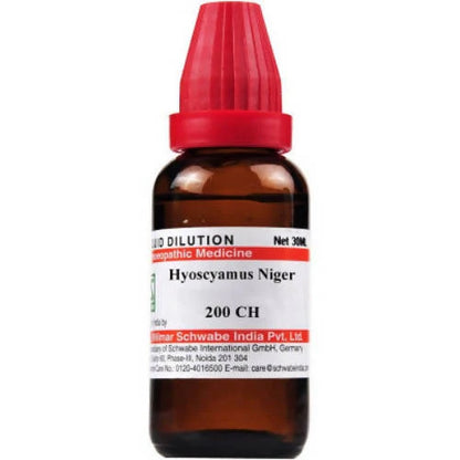 Dr. Willmar Schwabe India Hyoscyamus Niger Dilution -6 CH